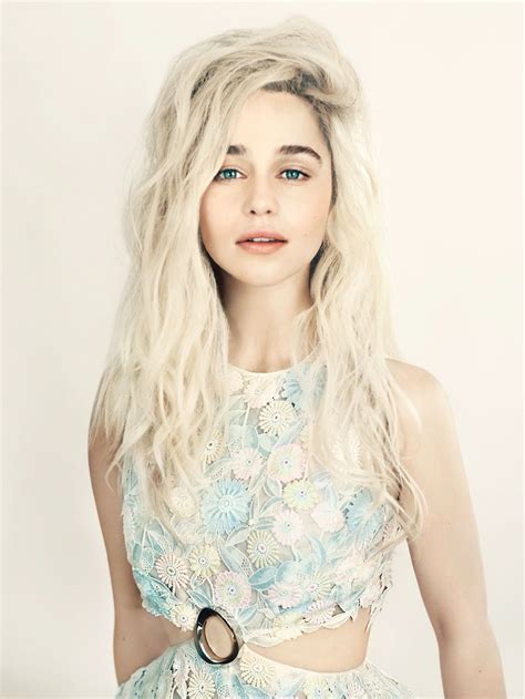 Emilia Clarke With Blonde Hair Beauty Most Beautiful Faces Emilia Clarke