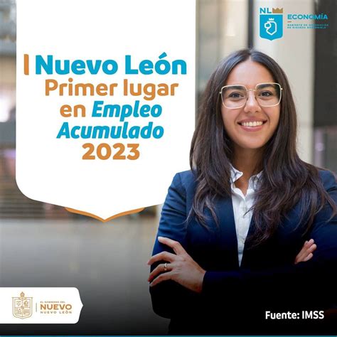 En Empleo sigue Nuevo León en primer lugar a nivel nacional en enero