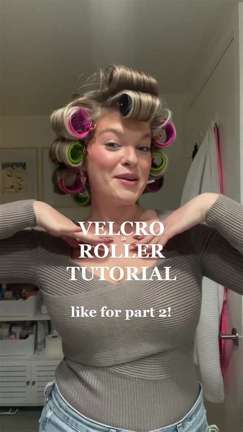 Velcro Hair Rollers Tutorial