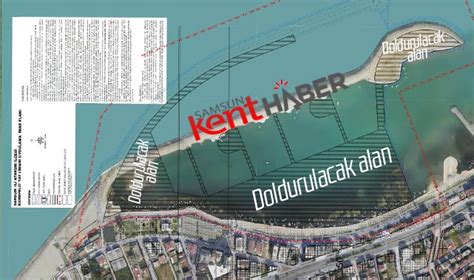 Samsun da Kurupelit yat limanı doldurularak marina yapılacak Proje