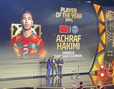 crowning   generation achraf hakimi african player   year