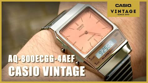 Unboxing The New Casio Vintage Aq Ecgg Aef Youtube