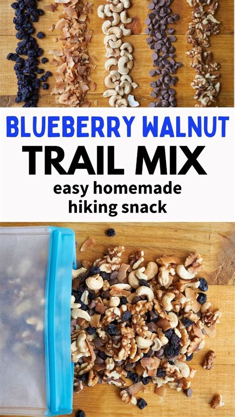 Blueberry Walnut Trail Mix Amanda Outside Recipe In 2024 Healthy