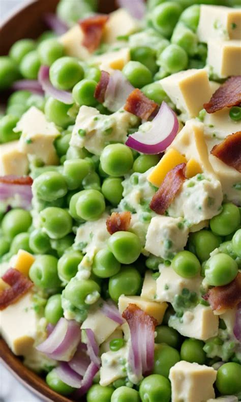 Delicious Classic Pea Salad Recipe A Perfect Blend Of Flavor And Simplicity Easy Instant Recipes