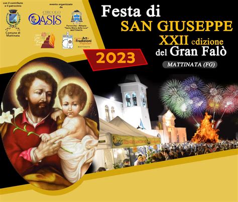 Torna A Mattinata La Festa Di San Giuseppe Xxii Edizione Del Gran