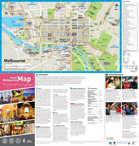 Inner Melbourne Map City Of Melbourne