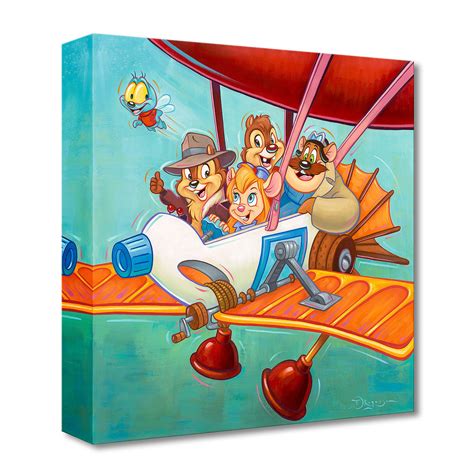 The Ranger Plane By Tim Rogersondisney Artworktreasures On Canvas