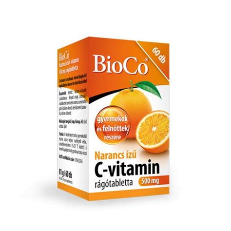 Bioco C Vitamin Mg Narancs Z R G Tabletta X