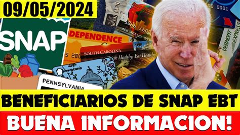 Muy Buena Informacion Para Los Beneficiarios De SNAP EBT Ultimas