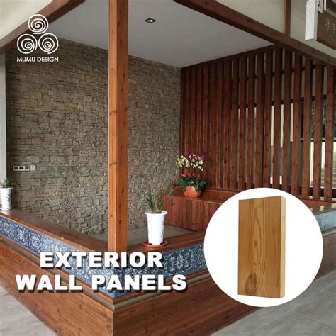 Mumu Composite Efficiency Slatted Exterior Peel And Stick Composite
