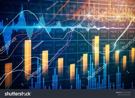 Creative Forex Chart Wallpaper Candlestick Trade: ภาพประกอบสต็อก ...