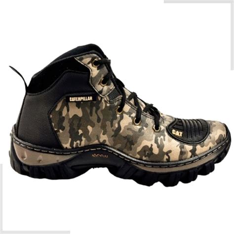 Bota De Segurança Masculina Caterpillar Adventure Sola De Borracha