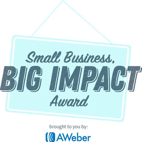 Small Business, Big Impact! Award | AWeber