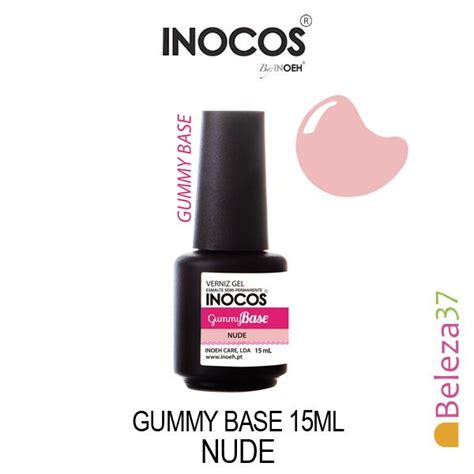 Gummy Base Inocos 15ml NUDE Gummies Perfume Bottles Nail Polish