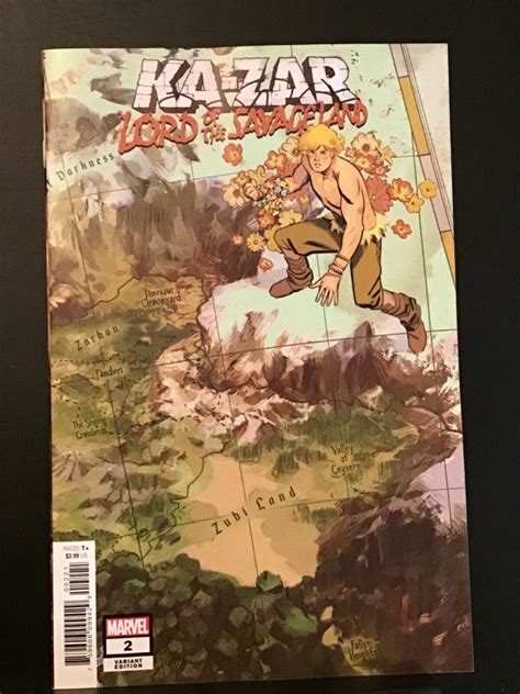 Kazar Lord Of The Savage Land Map Variant Comic Books Modern Age