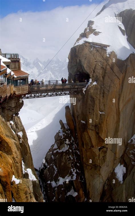 Viewing Platform And Walkway Aiguille Du Midi Chamonix Mont Blanc