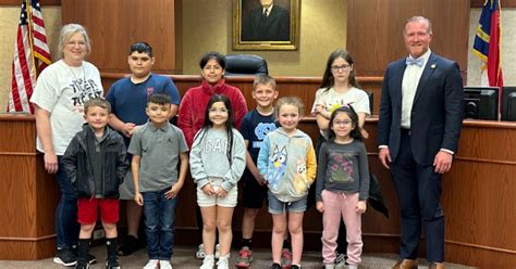 Dobson Elementary Students Artwork On Display At Surry County