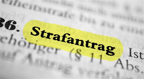 Strafantrag Voraussetzung Bei Antragsdelikten Im Strafrecht