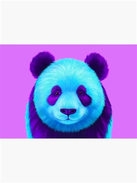Blue And Purple Panda Mask