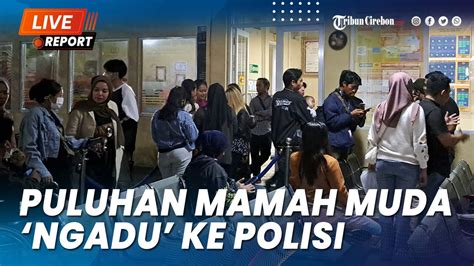 Lagi Puluhan Mamah Muda Datangi Polres Sukabumi Laporkan Investasi