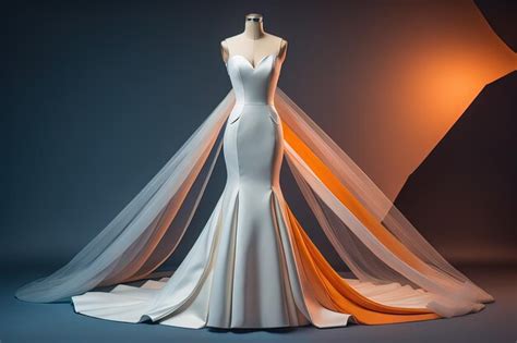 Premium Photo Wedding Dress On A Mannequin Ai Generative