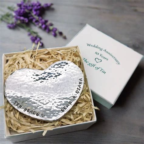 10 Year Anniversary Gifts | Personalised 10th Anniversary Gifts ...