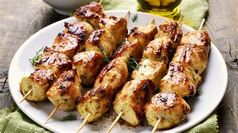 Grilled Chicken Shish Kebab With One Free Side Dish