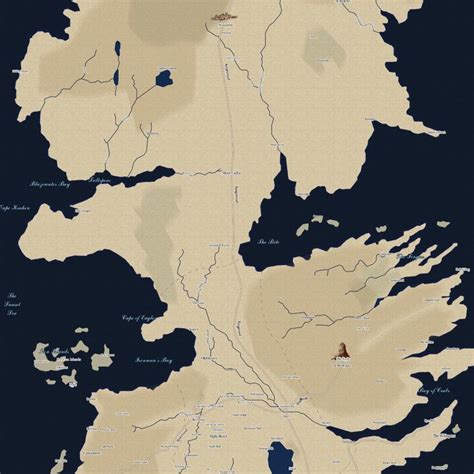 Карта Вестероса — Mapny