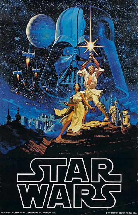 Star Wars: Episode IV - A New Hope (1977) Movie Poster 24"x36" : Amazon ...