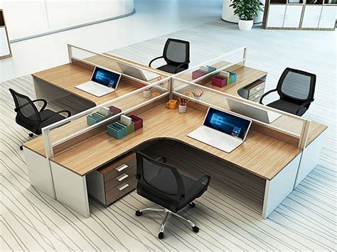 Top Selling Staff Office Table 4 Seat Office Workstat