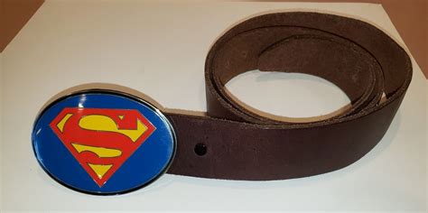 Vintage Superman Belt Buckle Gto Design Studios S05 3 Gem