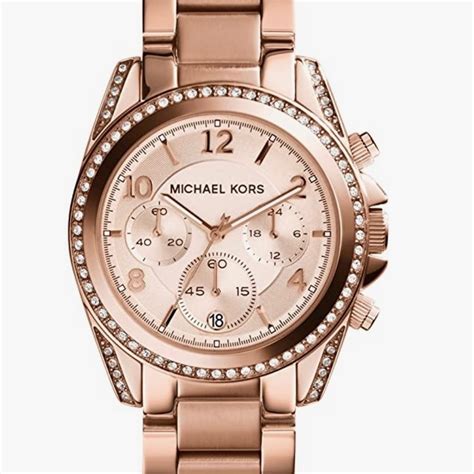 Michael Kors Rosegold Blair Watch With Diamonds Gem