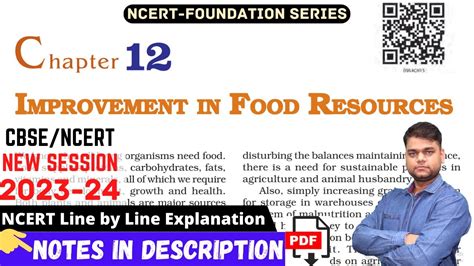 Improvement In Food Resources Class 9 Science Chapter 12 Full