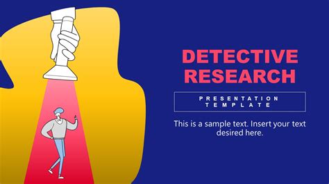 Detective Research Powerpoint Template Slidemodel