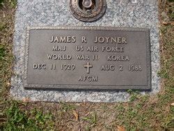 Maj James R Joyner 1929 1988 Homenaje De Find A Grave