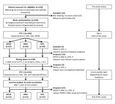 Study Flow Chart Vas Visual Analogue Scale Vrs Verbal Rating Scale