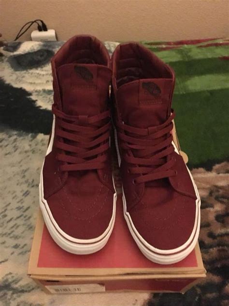 Vans Sk8 High "Maroon" | Kixify Marketplace