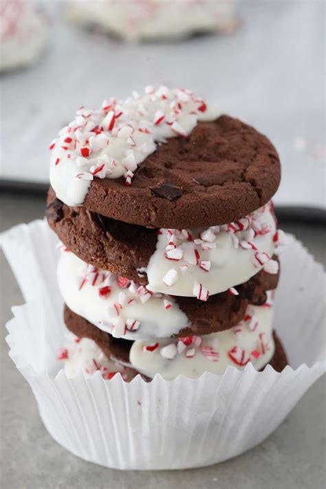 Festive Peppermint Bark Cookies A Food Lover S Kitchen