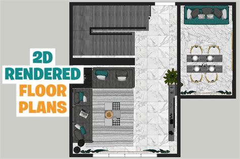 Make D Floor Plan Furniture Layout In Sketchup By Arc Subhan Fiverr