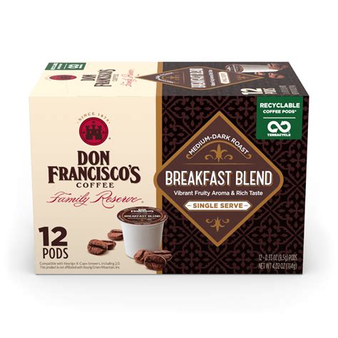 Shop Breakfast Blend Coffee Pods | Don Francisco's Coffee