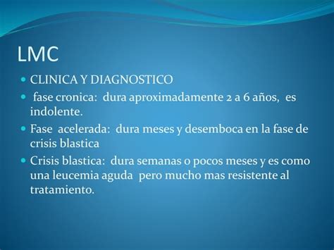 Leucemia Mieloide Cronica PPT