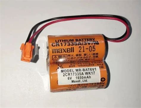 Maxell Cr A Lithium Battery V Mah With Pin Connector