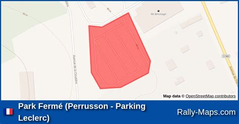 Park Ferm Perrusson Parking Leclerc Stage Map Rallye R Gional Du