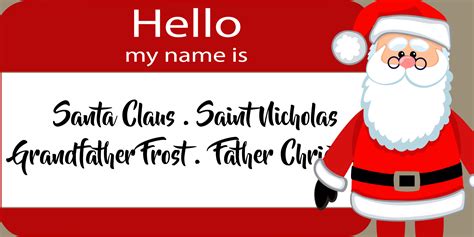 What are all the different names for Santa Claus? - Yes Santa Is Real