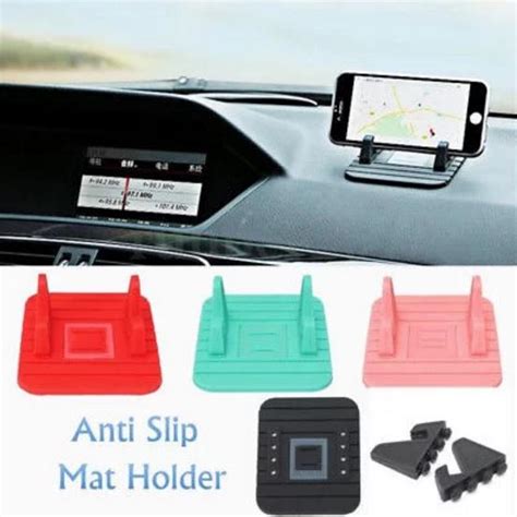 Universal Soft Silicone Anti Slip Mat Car Dash Mount Desktop Stand