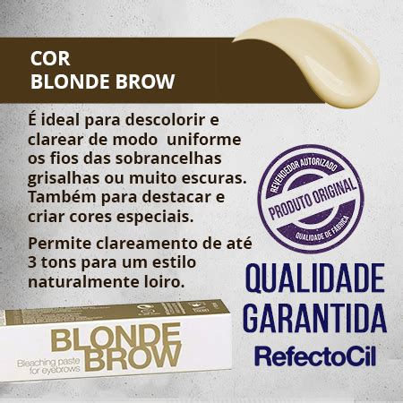 Tinta Refectocil para Cílios e Sobrancelhas Blonde Brow Clareador