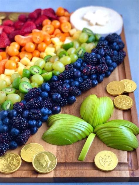 Rainbow Fruit Board For St Patricks Day Aint Too Proud To Meg