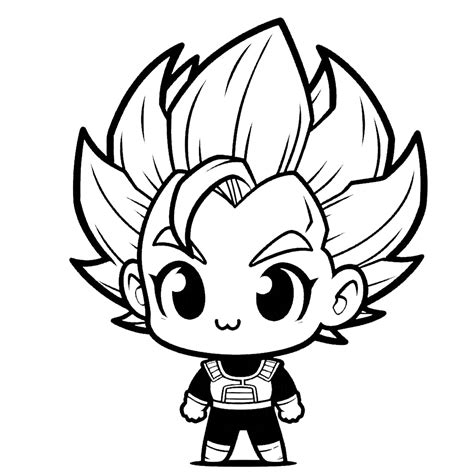 Fotos Do Vegeta Para Desenhar - 9