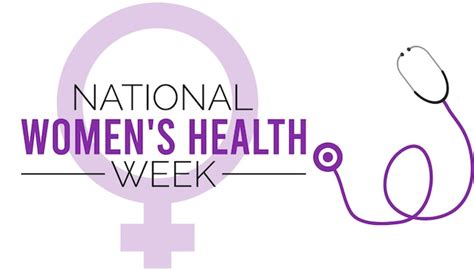 Premium Vector National Womens Health Week Observed Every Year In May