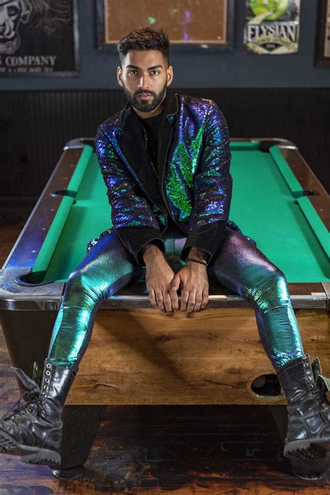 Mens Sequin Tuxedo Jacket With Tails Love Khaos Bespoke